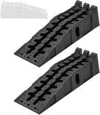 2 Pezzi Rampas De Plástico Para Coche, Impilabili, 4,5 Ton Capacità Rampe per Ga