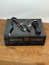 Technics RS-X980 Stereo Doppia Cassette Deck Testato Funzionante