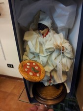 1 pulcinella vestito 20 CM TERRACOTTA FORTUNA corno pizza NAPOLI made italy