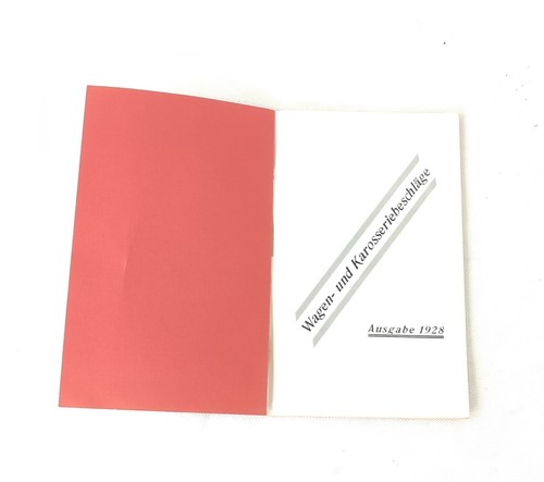 Old brochure catalog - old,