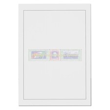 FOGLI CARTONCINO da 170 gr. BIANCHI CON BORDINI  stampabili - VENDITA 40 Pz.