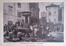 Stampa del 1886 Vita Popolare