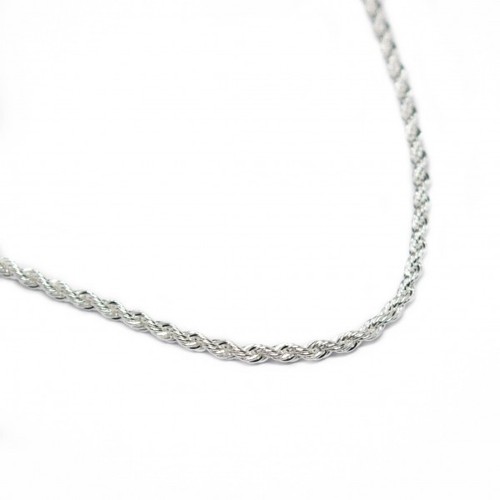 Collana argento con una - con,
