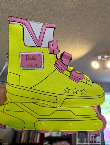 Barbie roller blade neon - lf,