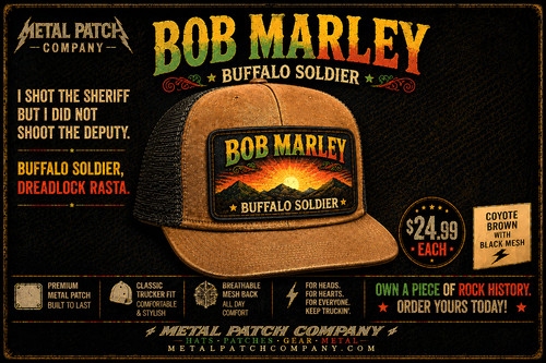 Cappello soldato bob marley - cappello,