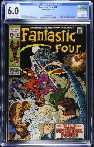 Fantastic four cgc 6 0 - four, #94