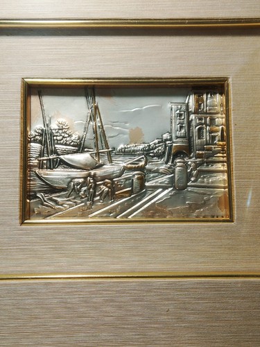 Quadro argento 925 sbalzato - in,