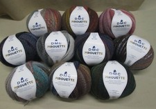 FILATO "PIROUETTE" DMC GOMITOLO DA 200 GR COLORATO  PER FERRI O UNCINETTO n.5