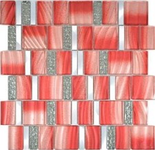 Mosaico Mattone vetro