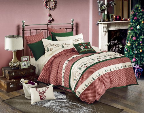 Biancheria letto natalizia - biancheria,