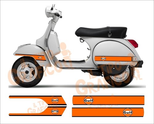 Kit adesivi gulf vespa lml - adesivi,