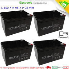 KIT 4x BATTERIA PIOMBO