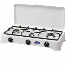 FORNELLO PARKER 3 FUOCHI PICCOLO 27 GRIGLIA PIATTINA A GAS METANO