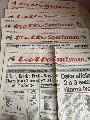 Lotto giornali cavalli - 10,