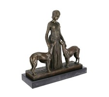 Statua in bronzo figura di
