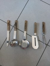 Set  5 utensili legno di ulivo  usato Zani & Zani