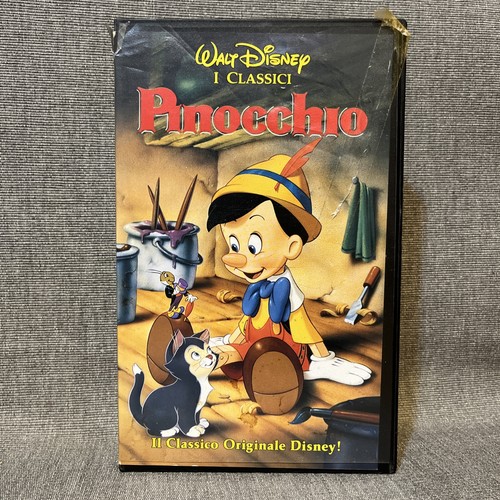 Videocassetta vhs pinocchio - videocassetta,