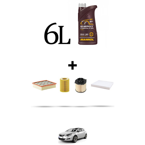 Hoffcar kit tagliando filtri - kit, 4
