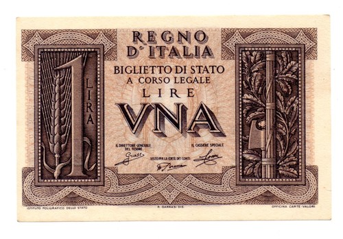 Italia banconota 1 - italia,