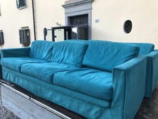 Divani Alcantara Verde Acqua 3 Posti