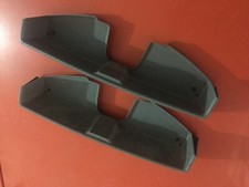 2x PIAGGIO bauletto VESPA pk hp V N originale logo esagonale NOS