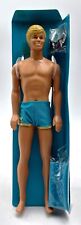 Vintage 1983 Sun Gold Malibu costumi da bagno Ken Barbie bambola / Mattel 1088, confezione originale