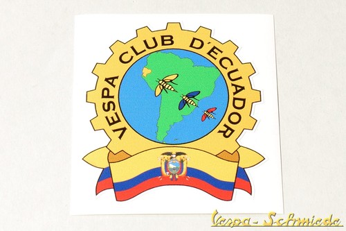 Adesivo decorativo vespa club - adesivo, "vespa