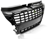 Griglia Calandra Maschera Anteriore AUDI A3 8P 2008-2012 S8-Look Nero Lucido IT 