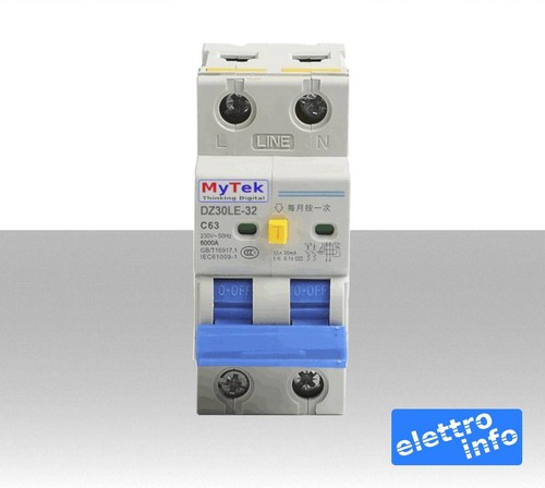 Interruttore magnetotermico