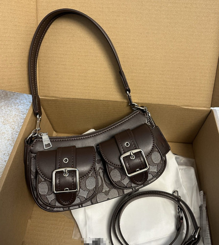 Borsa tracolla marrone - a,