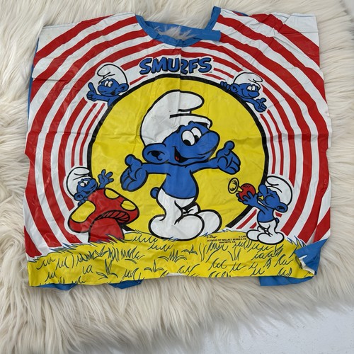 Grembiule puffo vintage - grembiule,