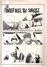 Lanciostory - Favola tre sorelle - p.tit - Cossu - Tavola Originale  - 1984