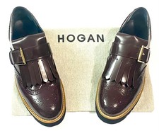 Hogan Women Loafers Burgundy