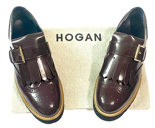 Hogan women loafers burgundy - hogan,