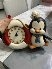 Orologio da tavola Egan Pinguino Ceramica Egan