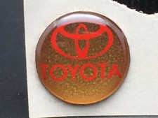 Toyota 11mm logo adesivo - toyota, 3d