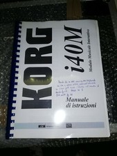 KORG  I40M  MANUALE ITALIANO  
