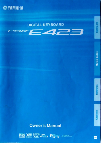 Yamaha psr e423 portatone - psr-e423,