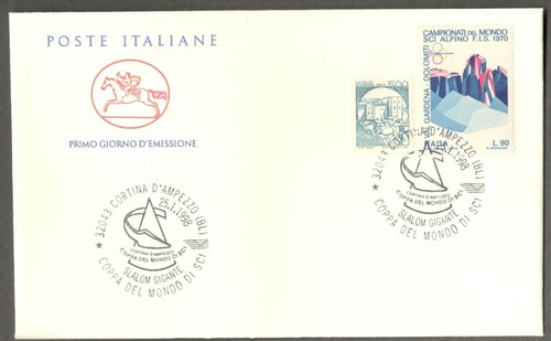 1998 italia busta con annullo - 1998,