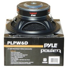 1 SUBWOOFER PYLE PLPW6D PLPW