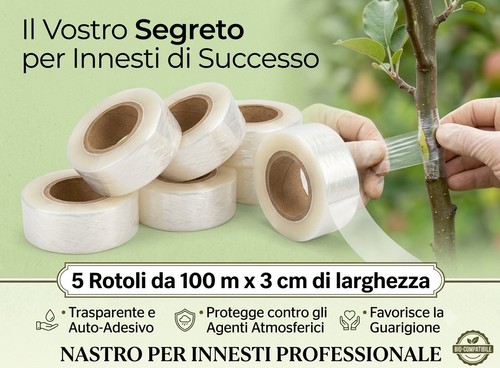 Nastro trasparente per innesti