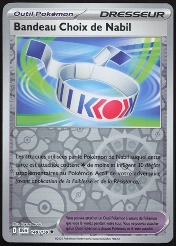 Carte pokémon bandeau choix - carte,