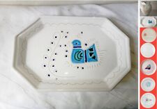 VASSOIO ARTIGIANALE CERAMICA PAVONCELLA SARDA e altre, vendita singola