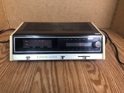 Rara radio orologio - radio, zenith