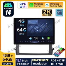 Autoradio 4+64G Android 14 2K