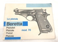 Libretto istruzioni BERETTA 70 originale vintage