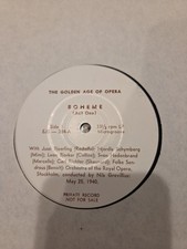 LP Boheme - Bjoerling -