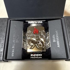 Zippo Accendino Ghiaccio Nero 90° Anniversario