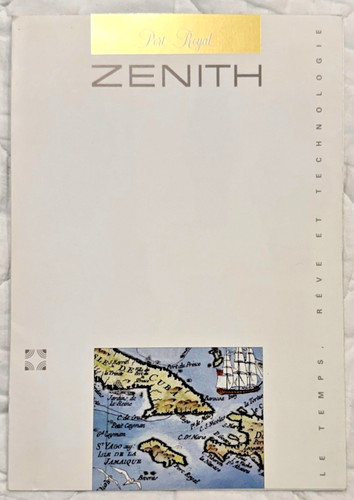 Rarissima brochure zenith - zenith, port