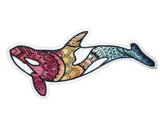 Rainbow Orca Killer Whale